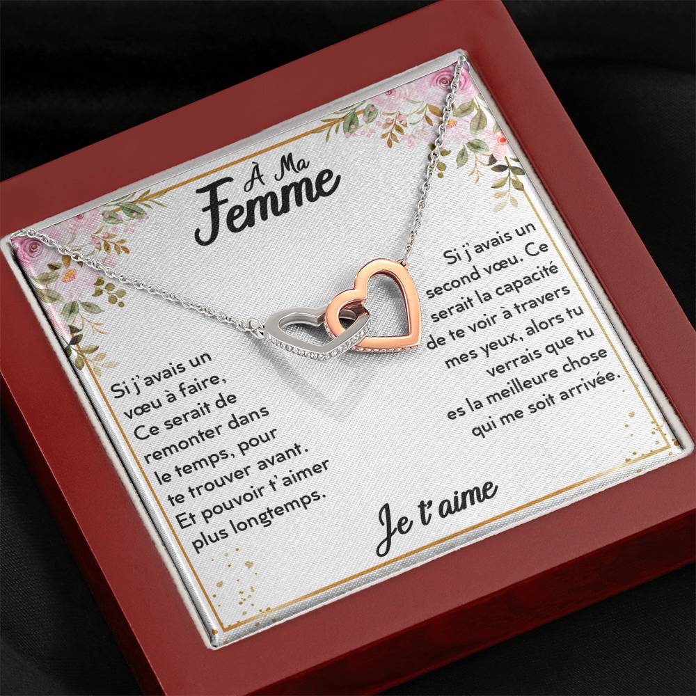 ETERNITY • Collier Déclaration d'amour Double Cœur - Lehnaa