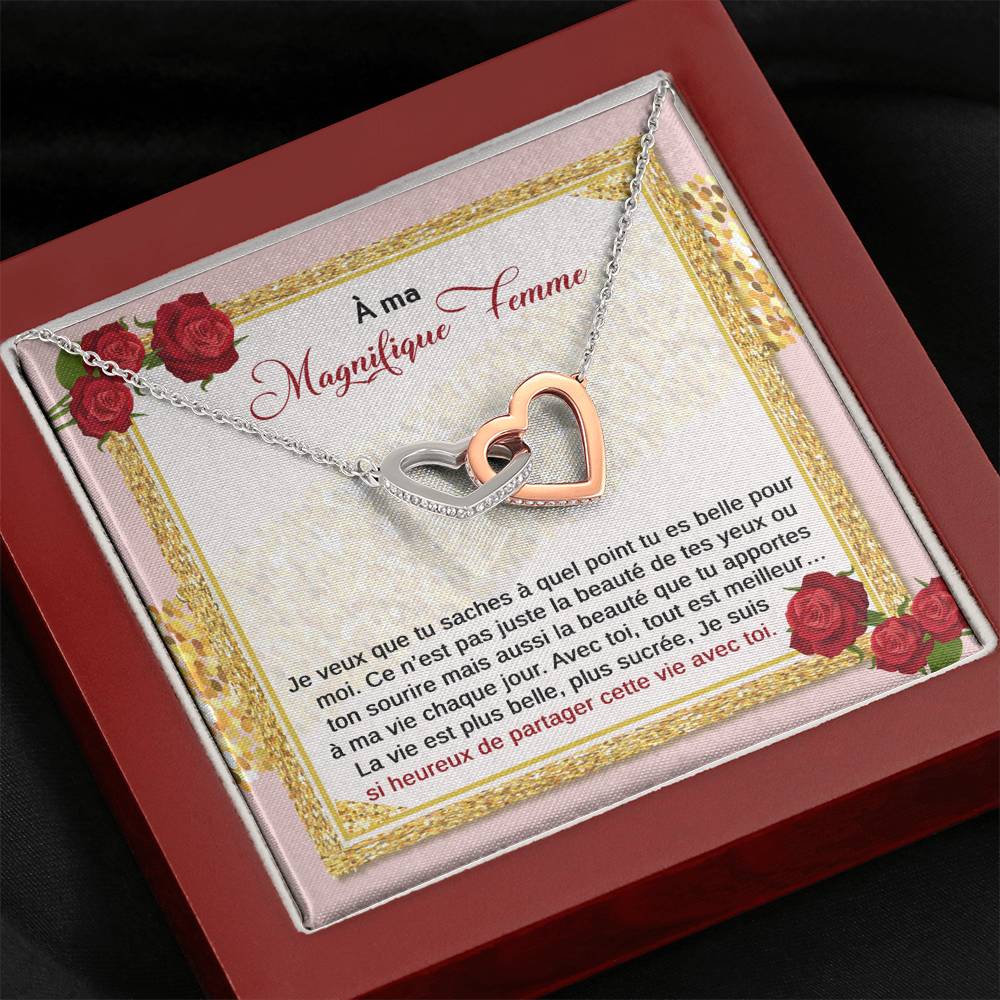 ETERNITY • Collier Déclaration d'amour Double Cœur - Lehnaa