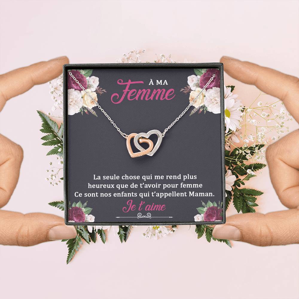 ETERNITY • Collier Déclaration d'amour Double Cœur - Lehnaa