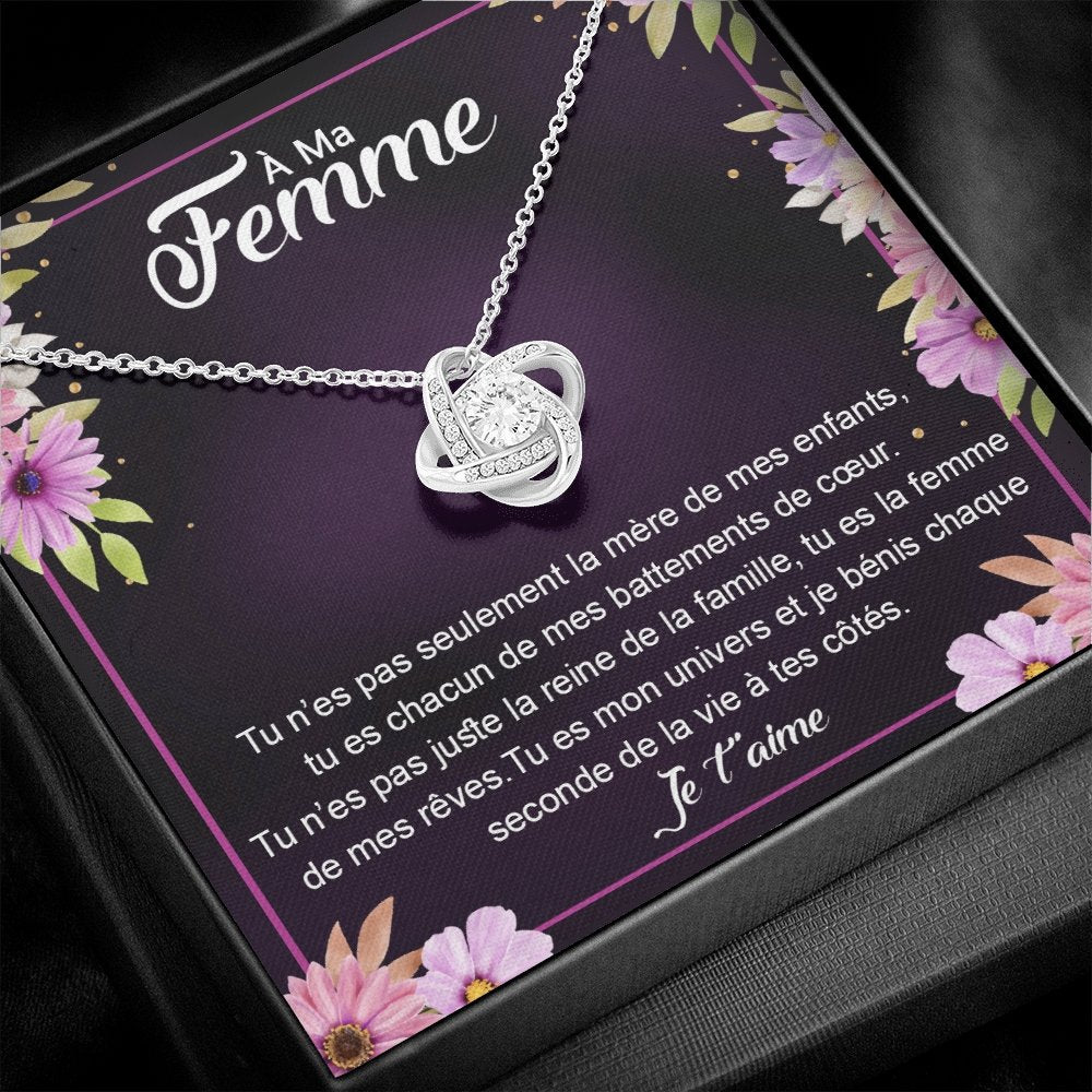 ETERNITY • Collier Déclaration d'amour Noeud d'Amour - Lehnaa