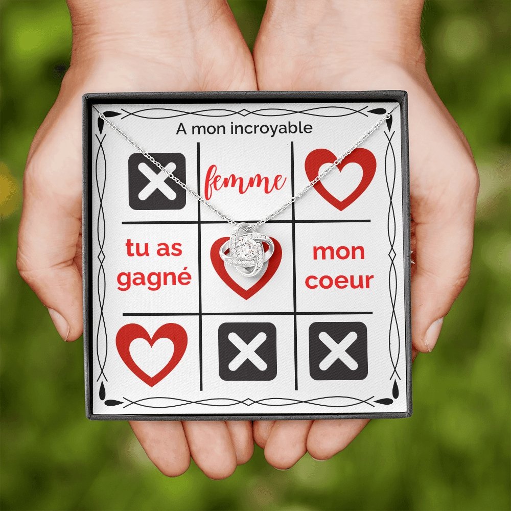 ETERNITY • Collier Déclaration d'amour Noeud d'Amour - Lehnaa