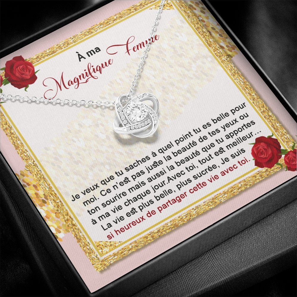 ETERNITY • Collier Déclaration d'amour Noeud d'Amour - Lehnaa