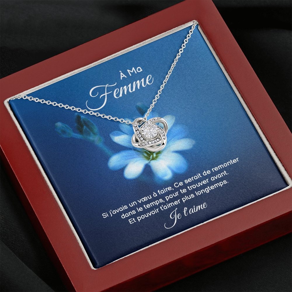 ETERNITY • Collier Déclaration d'amour Noeud d'Amour - Lehnaa