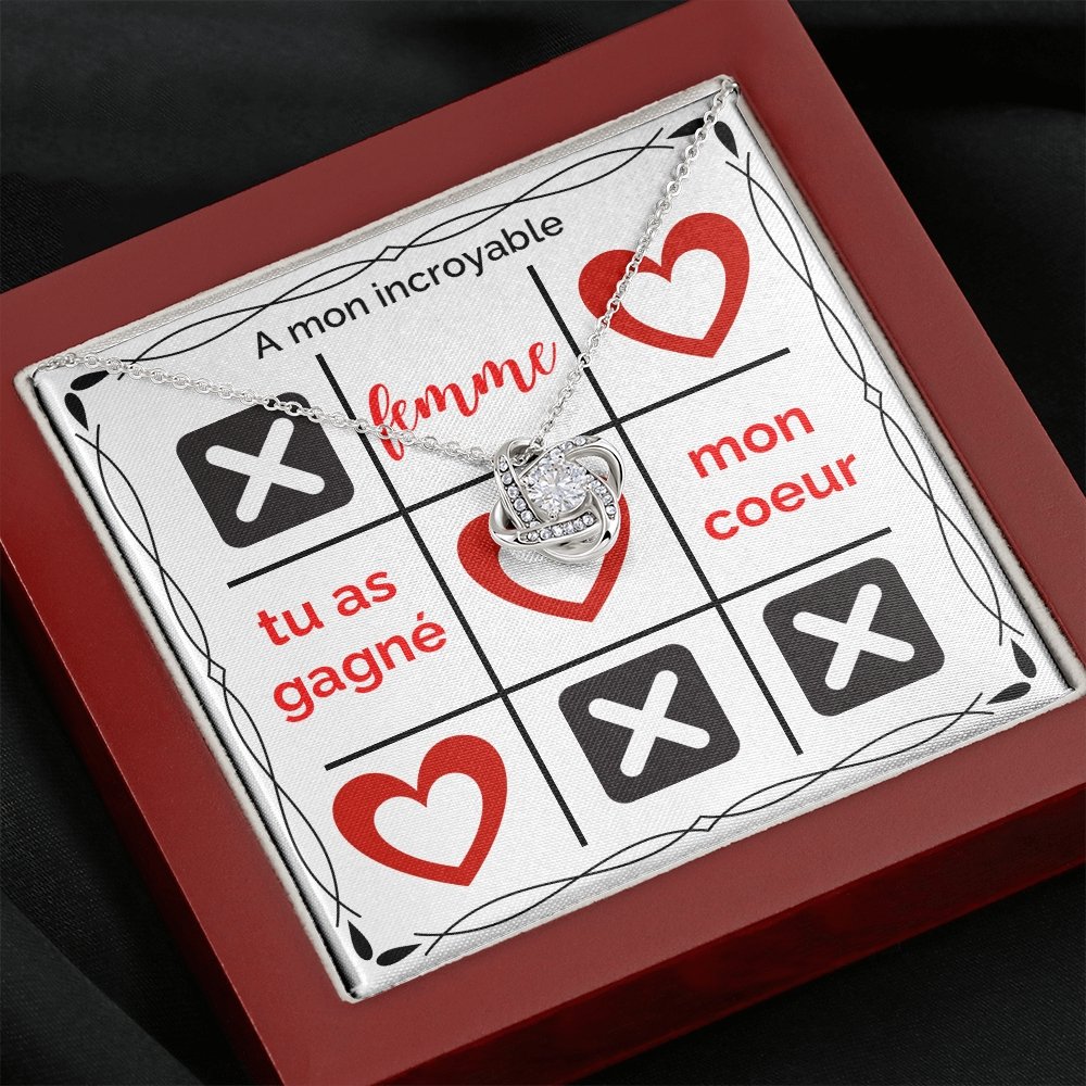 ETERNITY • Collier Déclaration d'amour Noeud d'Amour - Lehnaa