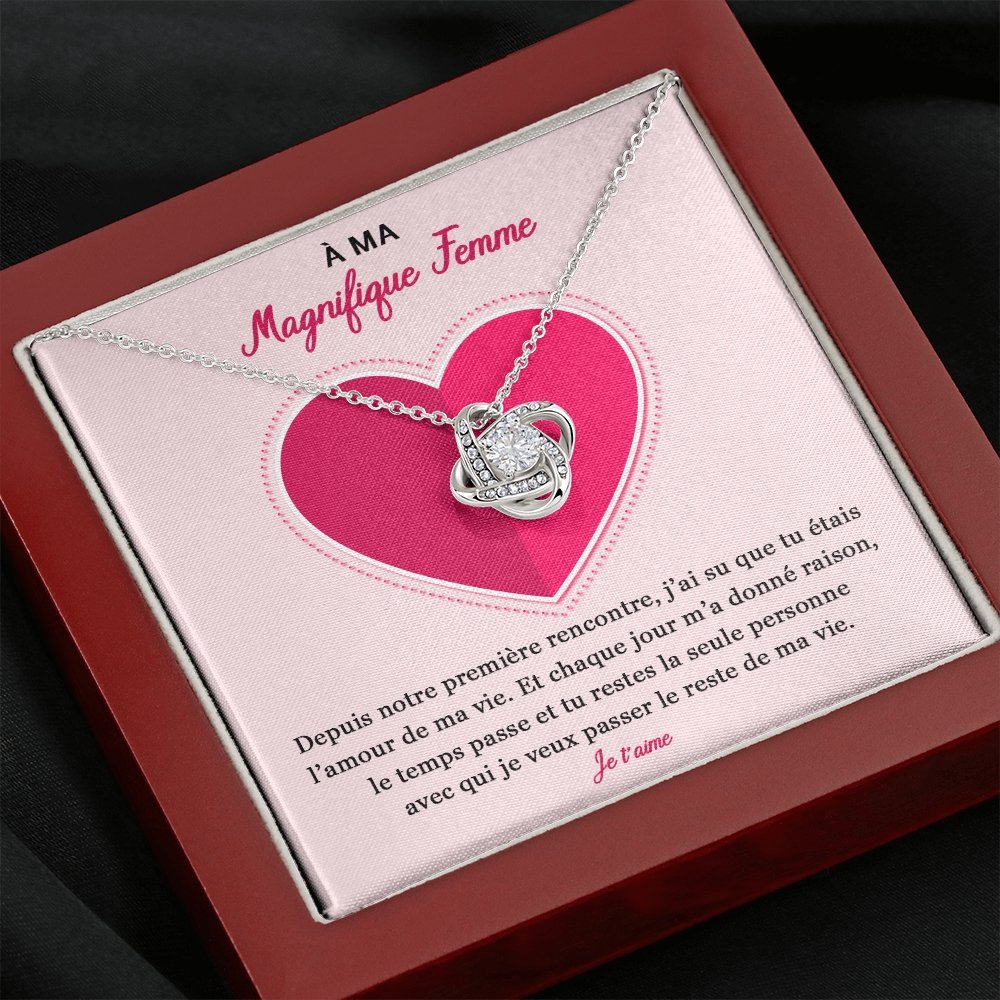 ETERNITY • Collier Déclaration d'amour Noeud d'Amour - Lehnaa