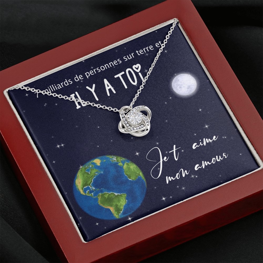 ETERNITY • Collier Déclaration d'amour Noeud d'Amour - Lehnaa