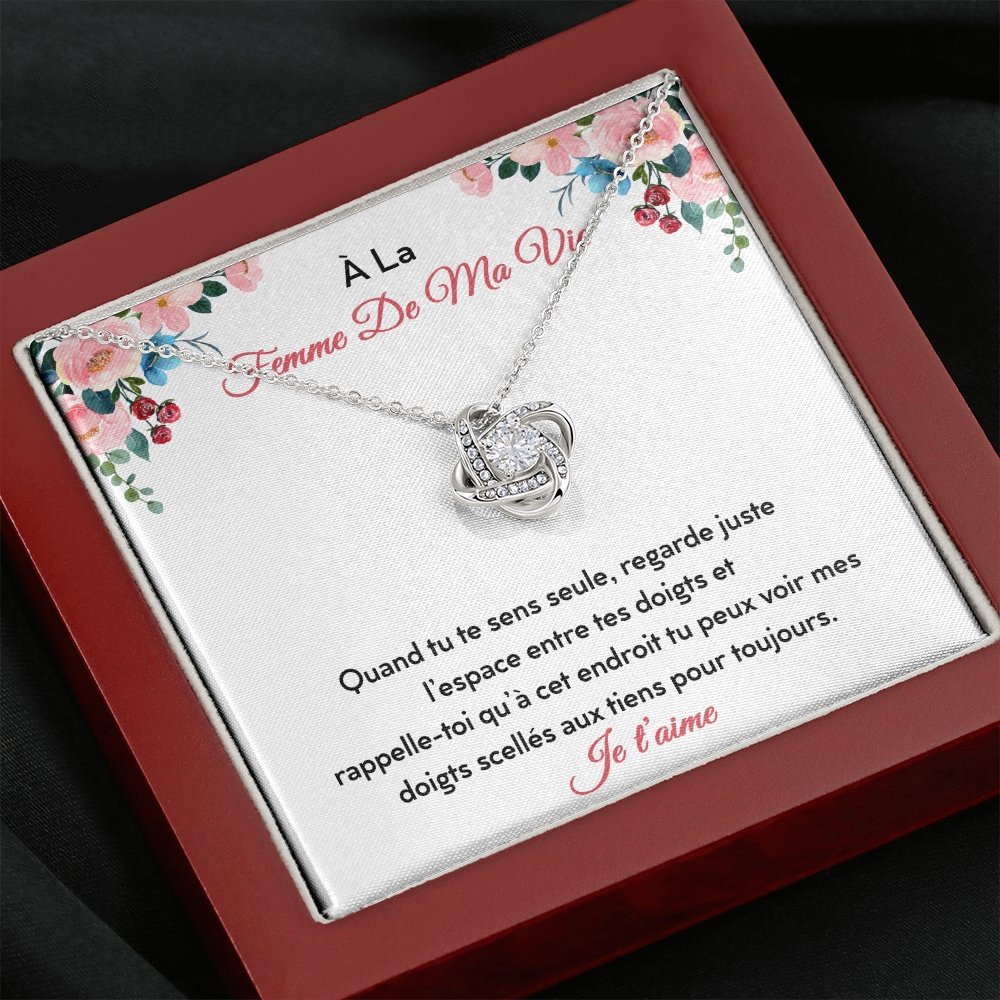 ETERNITY • Collier Déclaration d'amour Noeud d'Amour - Lehnaa