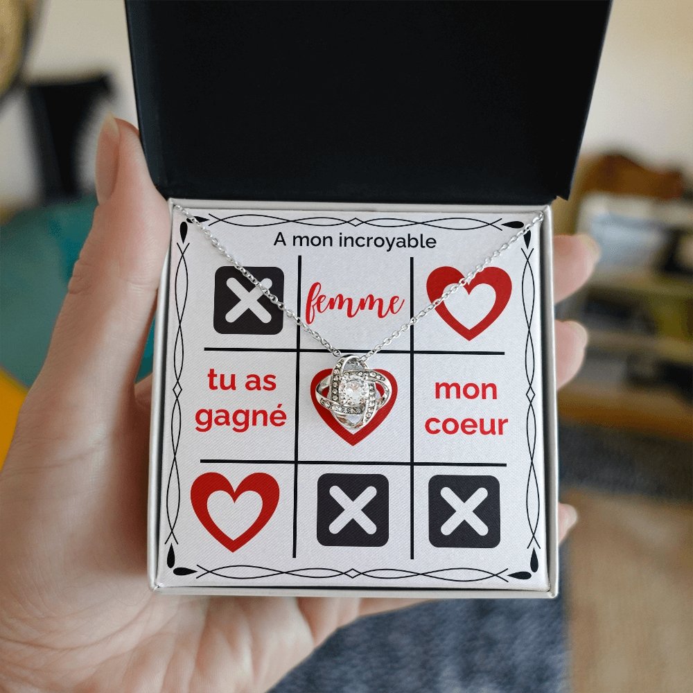 ETERNITY • Collier Déclaration d'amour Noeud d'Amour - Lehnaa