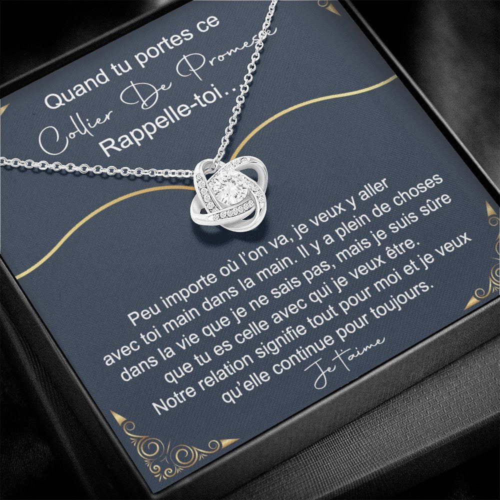 ETERNITY • Collier Déclaration d'amour Noeud d'Amour - Lehnaa