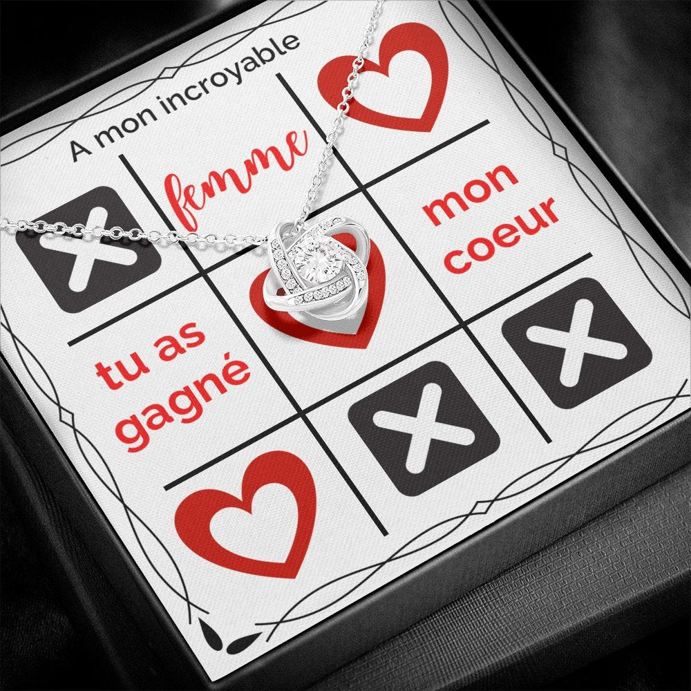 ETERNITY • Collier Déclaration d'amour Noeud d'Amour - Lehnaa