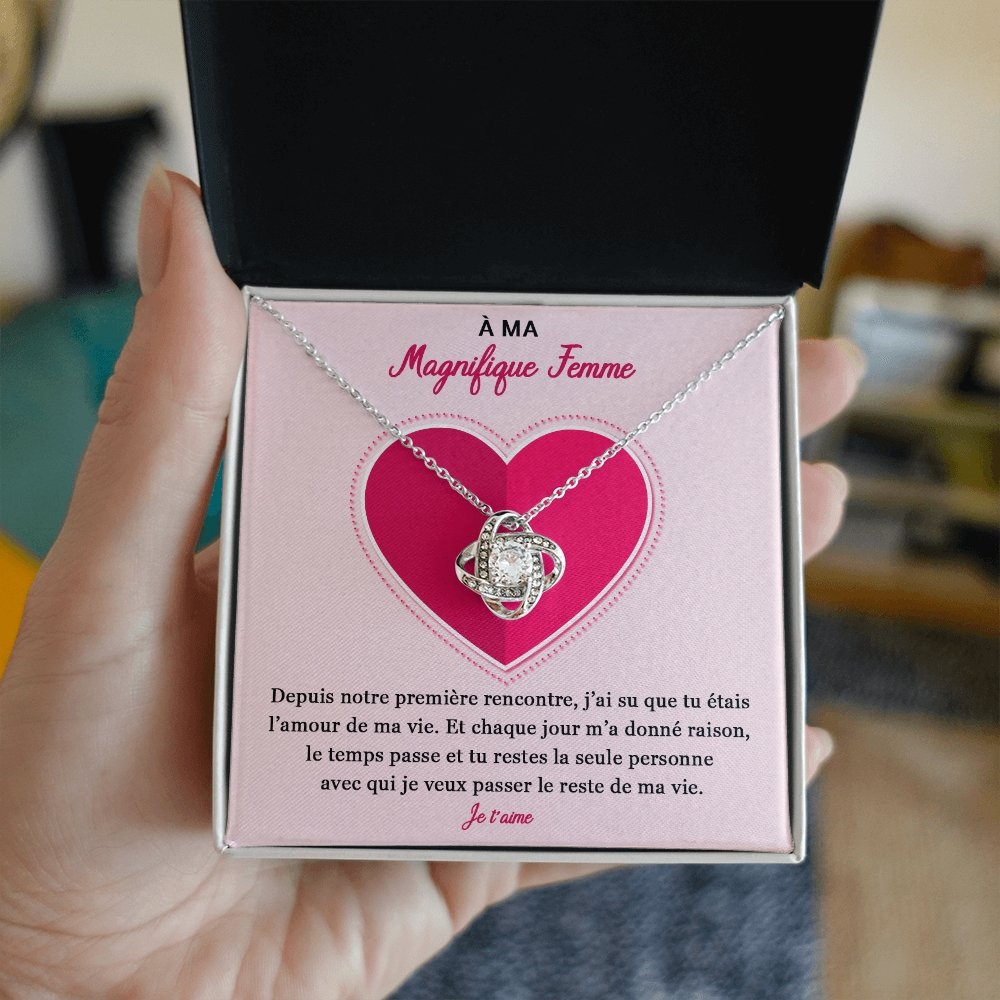 ETERNITY • Collier Déclaration d'amour Noeud d'Amour - Lehnaa