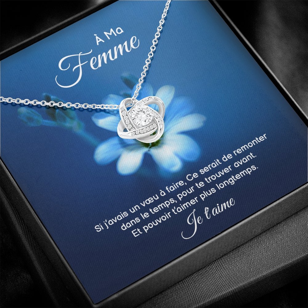 ETERNITY • Collier Déclaration d'amour Noeud d'Amour - Lehnaa