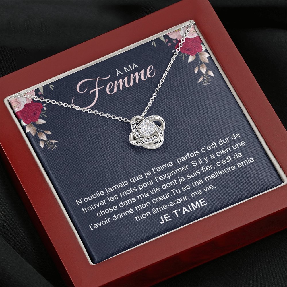 ETERNITY • Collier Déclaration d'amour Noeud d'Amour - Lehnaa