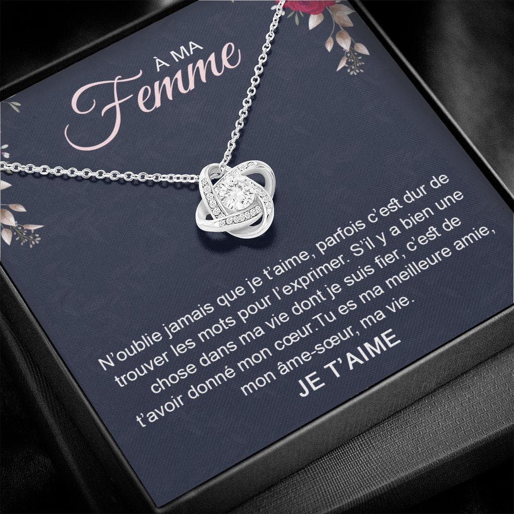 ETERNITY • Collier Déclaration d'amour Noeud d'Amour - Lehnaa