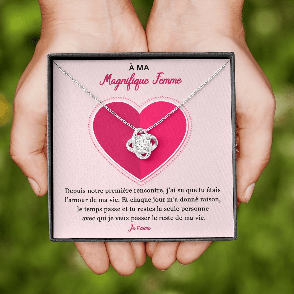 ETERNITY • Collier Déclaration d'amour Noeud d'Amour - Lehnaa