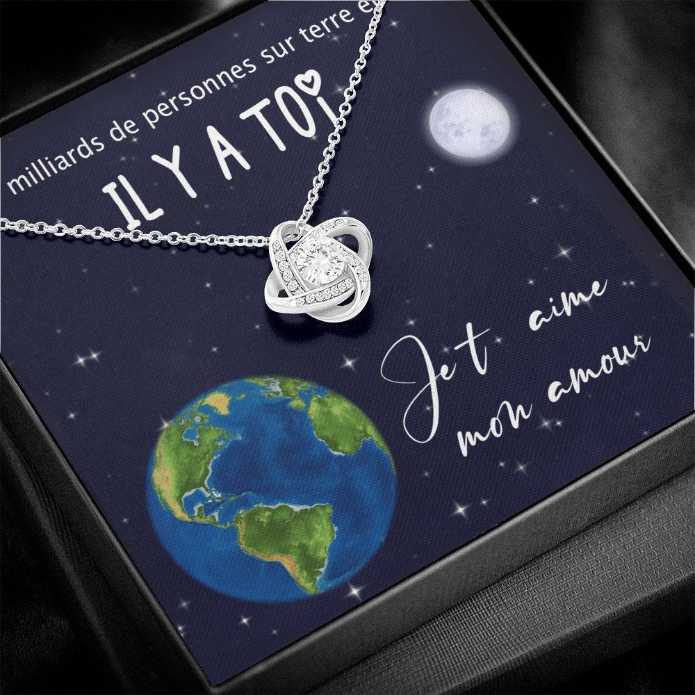 ETERNITY • Collier Déclaration d'amour Noeud d'Amour - Lehnaa