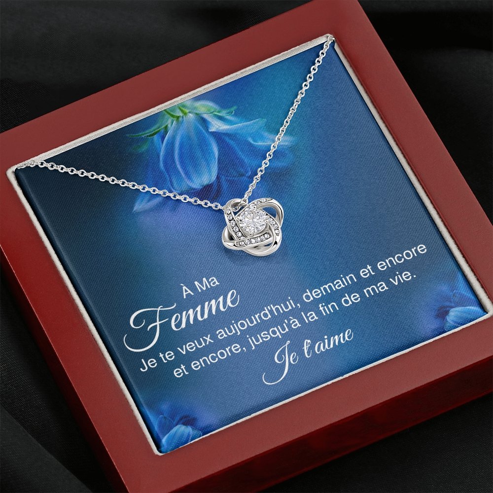 ETERNITY • Collier Déclaration d'amour Noeud d'Amour - Lehnaa