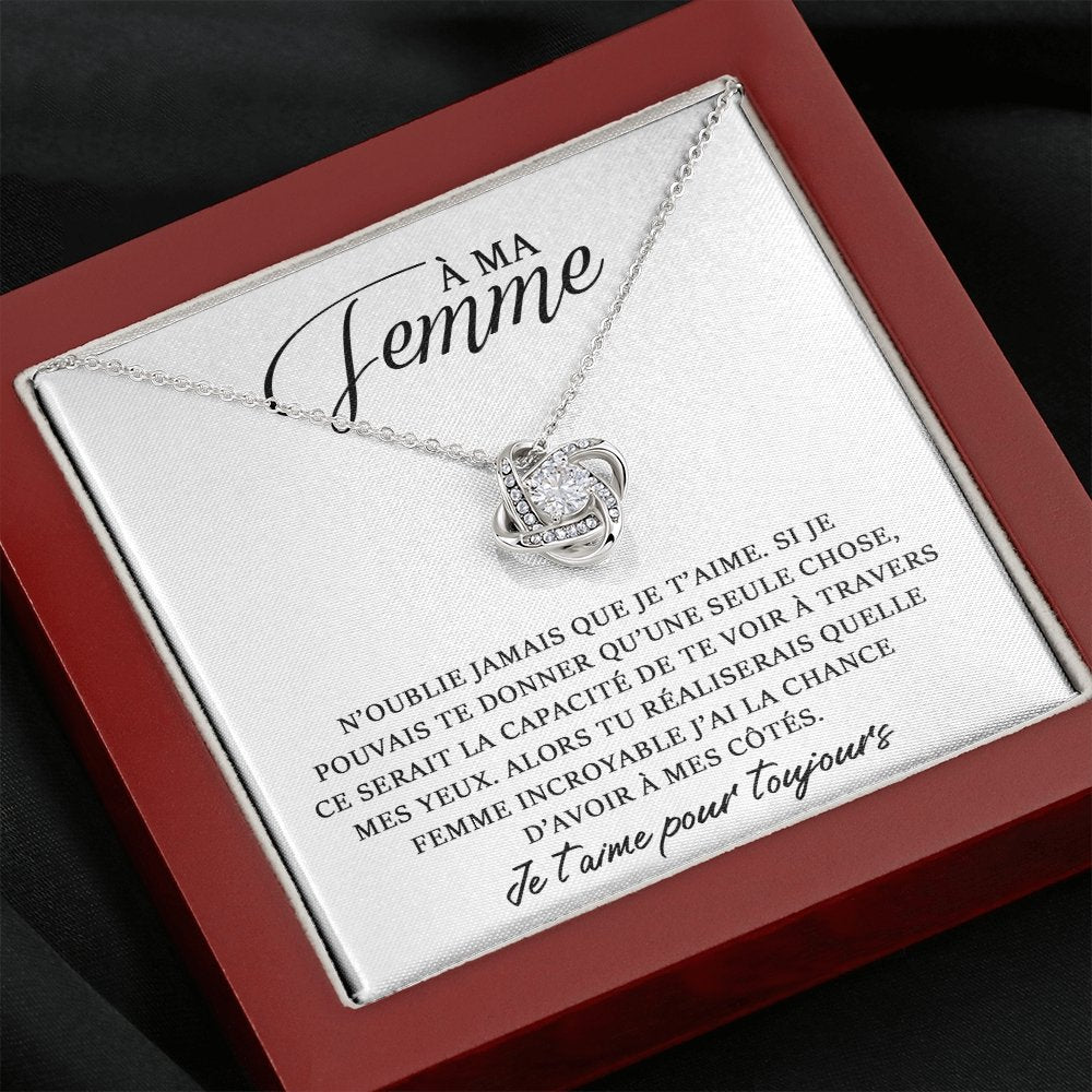 ETERNITY • Collier Déclaration d'amour Noeud d'Amour - Lehnaa
