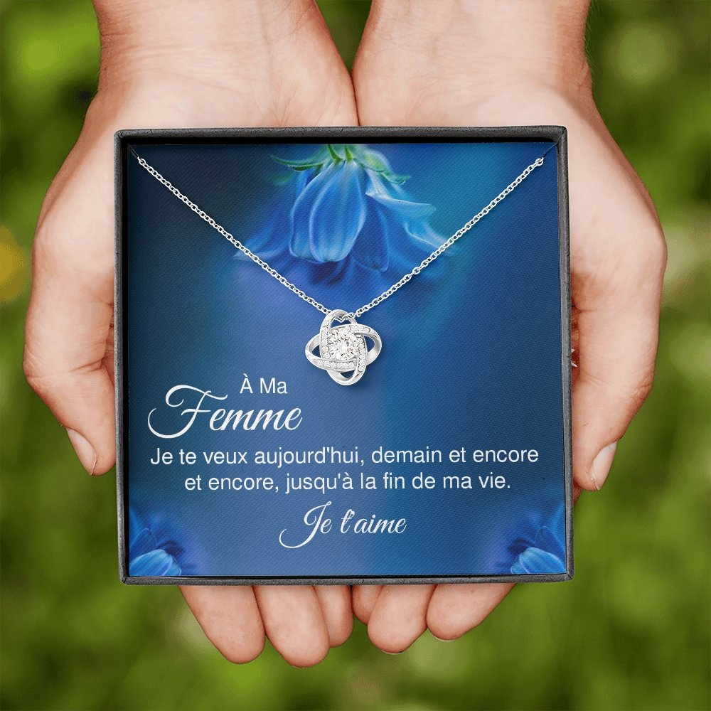 ETERNITY • Collier Déclaration d'amour Noeud d'Amour - Lehnaa