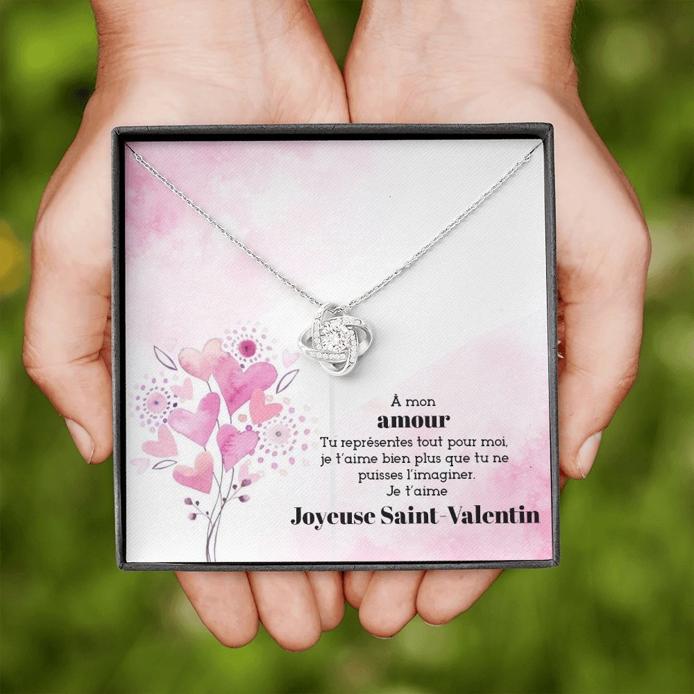 ETERNITY • Collier Saint Valentin Noeud d'Amour - Lehnaa