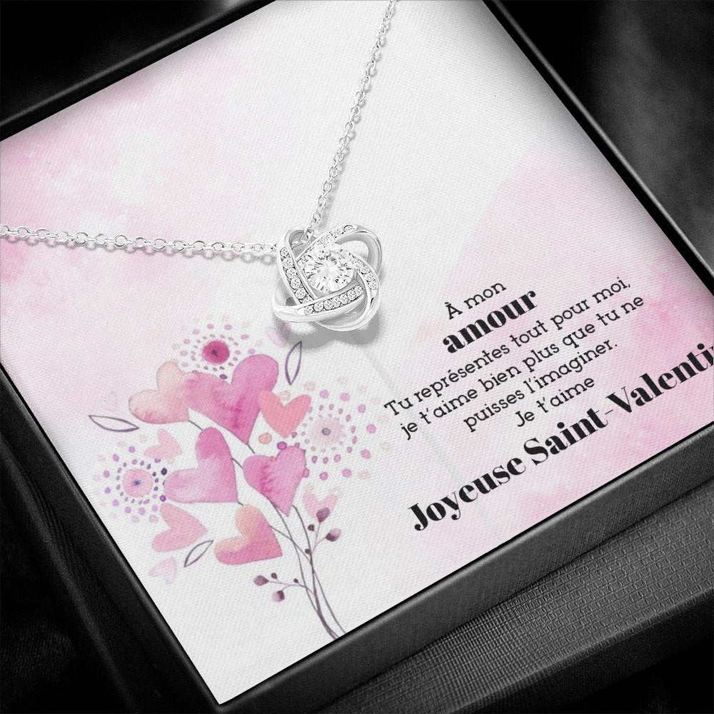 ETERNITY • Collier Saint Valentin Noeud d'Amour - Lehnaa