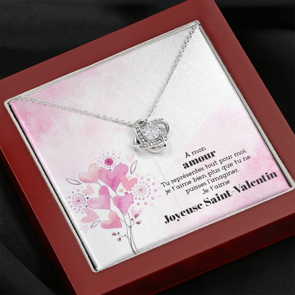 ETERNITY • Collier Saint Valentin Noeud d'Amour - Lehnaa