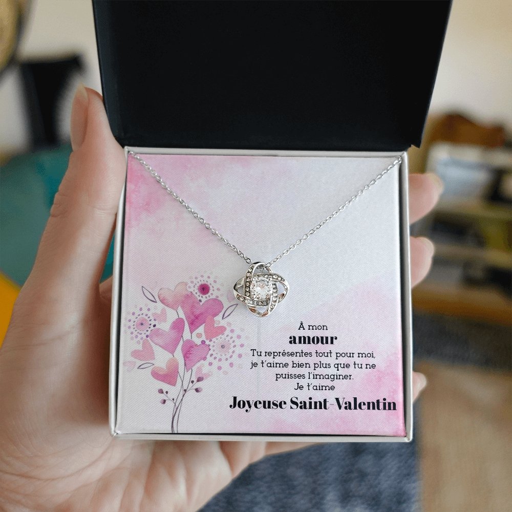 ETERNITY • Collier Saint Valentin Noeud d'Amour - Lehnaa