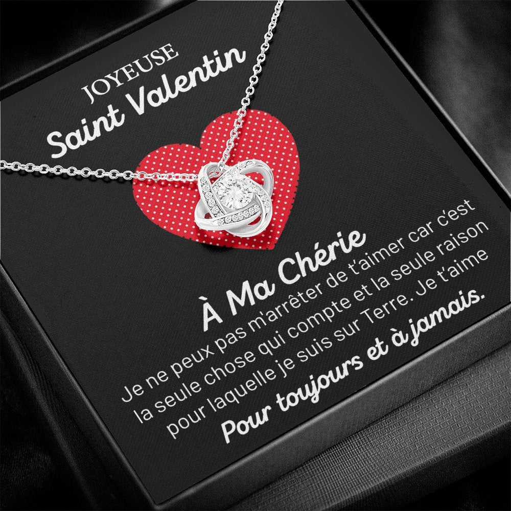 ETERNITY • Collier Saint Valentin Noeud d'Amour - Lehnaa