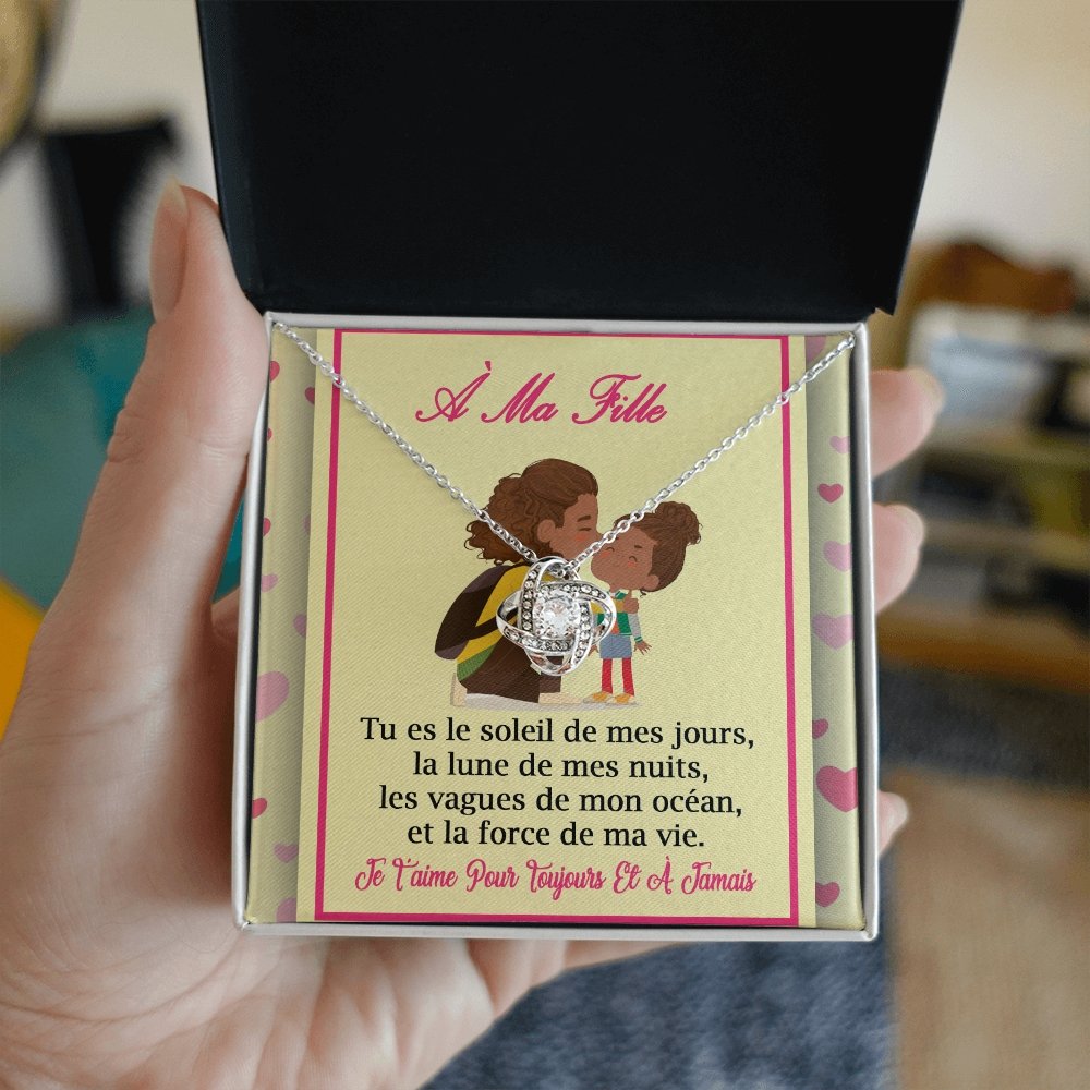 LINKY • Collier A Ma Fille Noeud d'Amour - Lehnaa