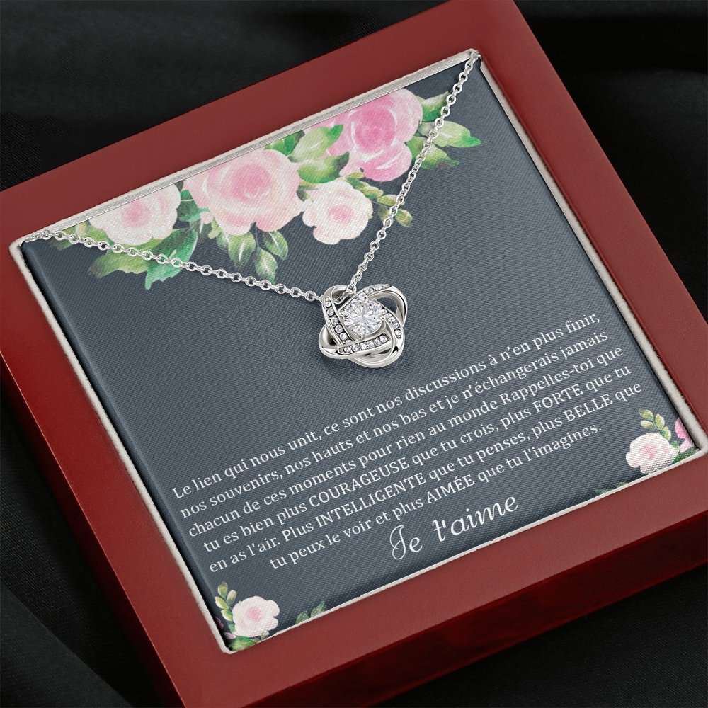 LINKY • Collier A Ma Fille Noeud d'Amour - Lehnaa