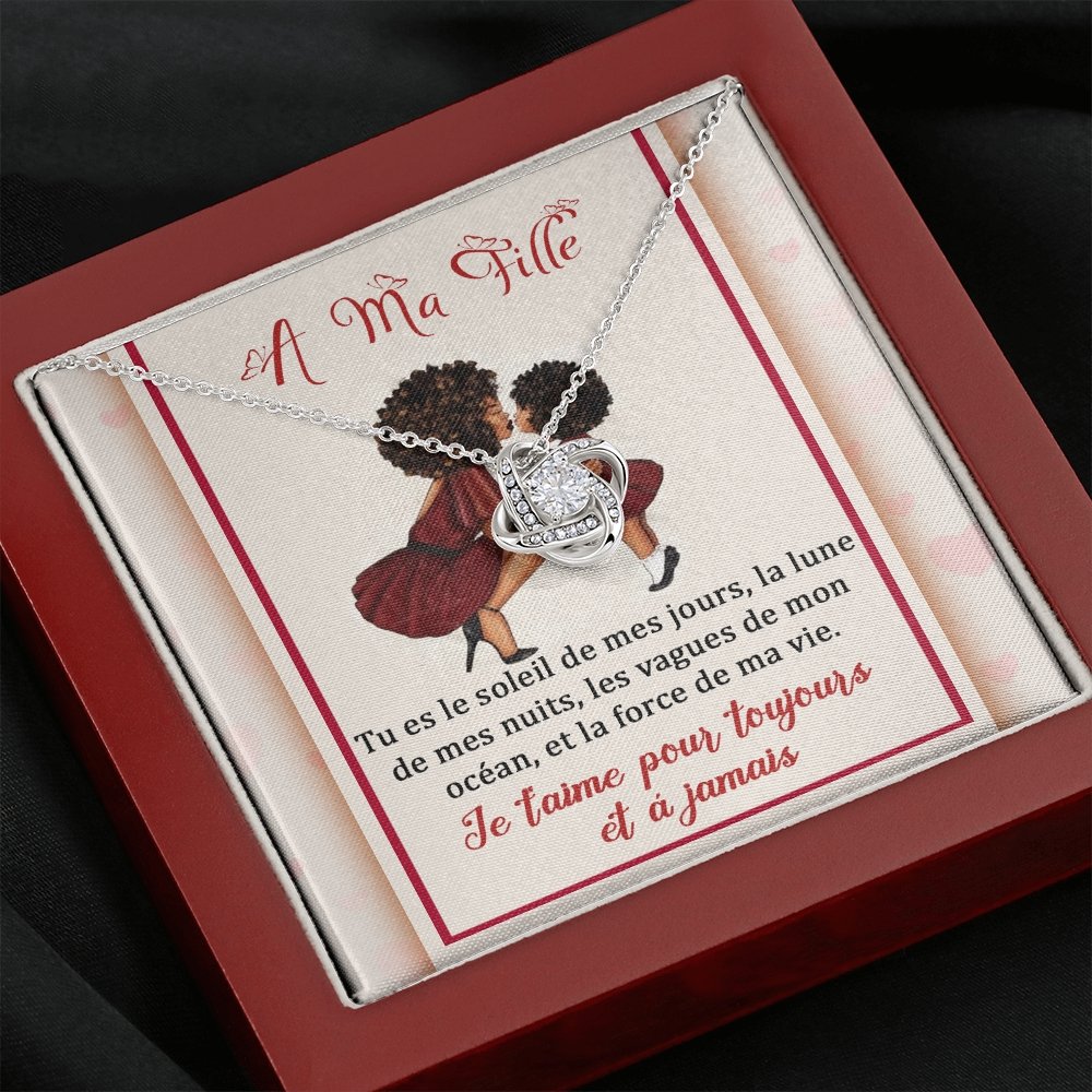 LINKY • Collier A Ma Fille Noeud d'Amour - Lehnaa