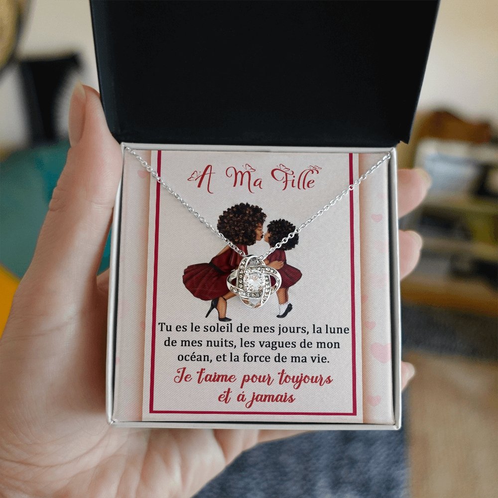 LINKY • Collier A Ma Fille Noeud d'Amour - Lehnaa
