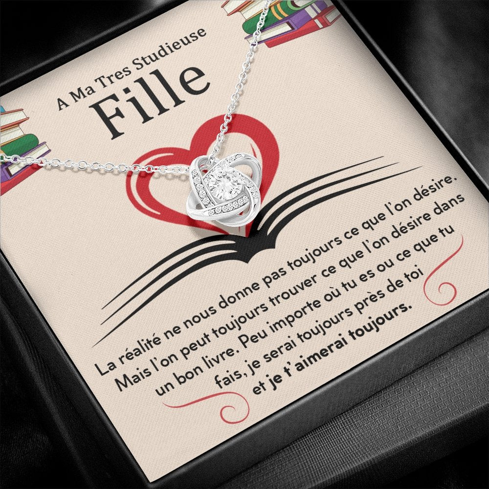 LINKY • Collier A Ma Fille Noeud d'Amour - Lehnaa