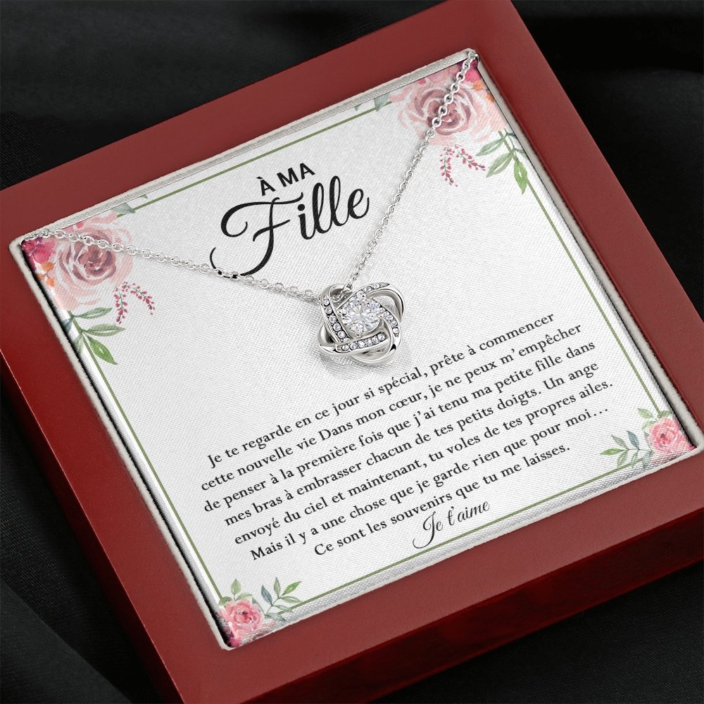 LINKY • Collier A Ma Fille Noeud d'Amour - Lehnaa