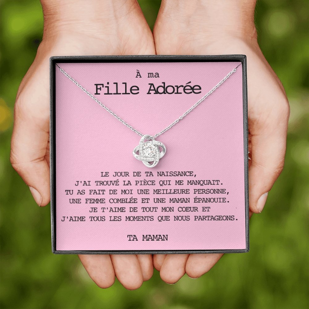 LINKY • Collier A Ma Fille Noeud d'Amour - Lehnaa