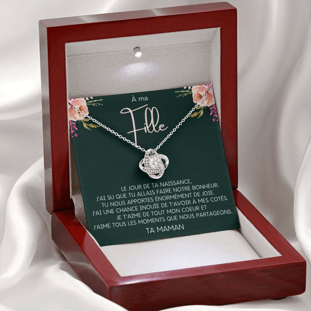 LINKY • Collier A Ma Fille Noeud d'Amour - Lehnaa