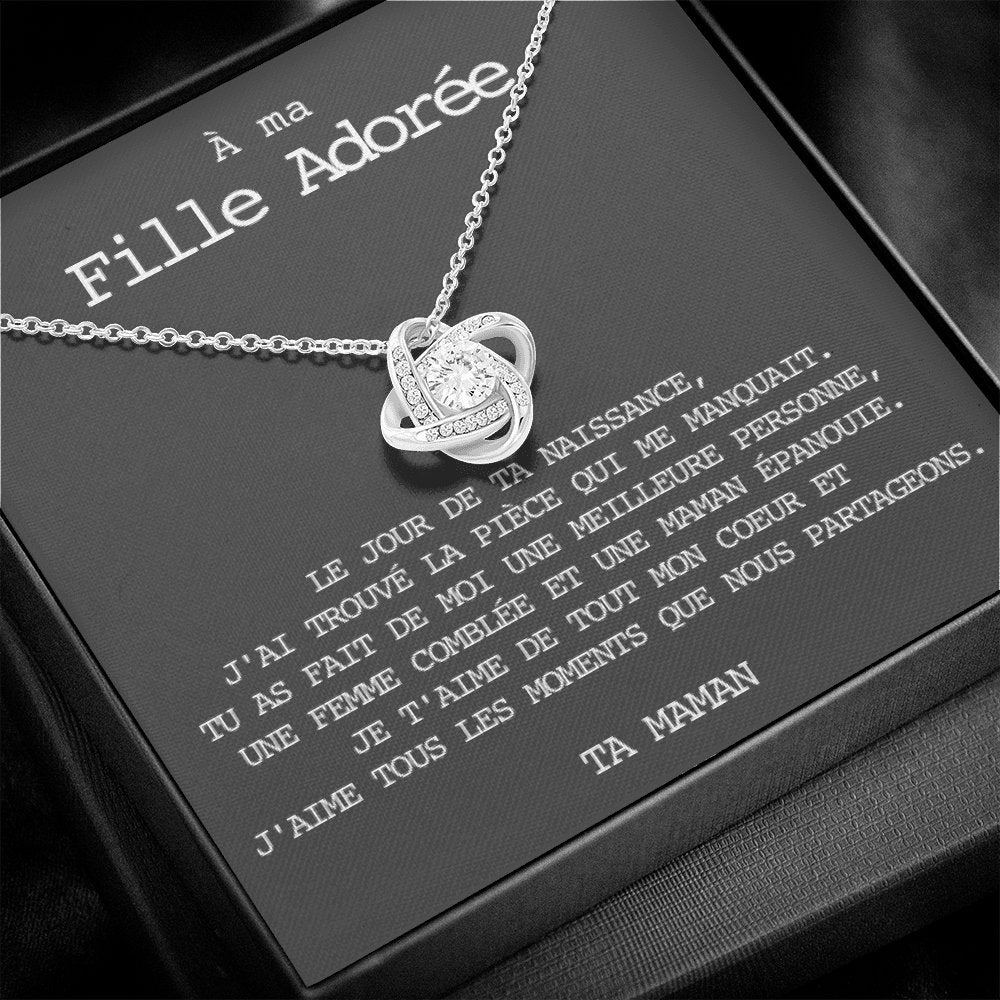 LINKY • Collier A Ma Fille Noeud d'Amour - Lehnaa