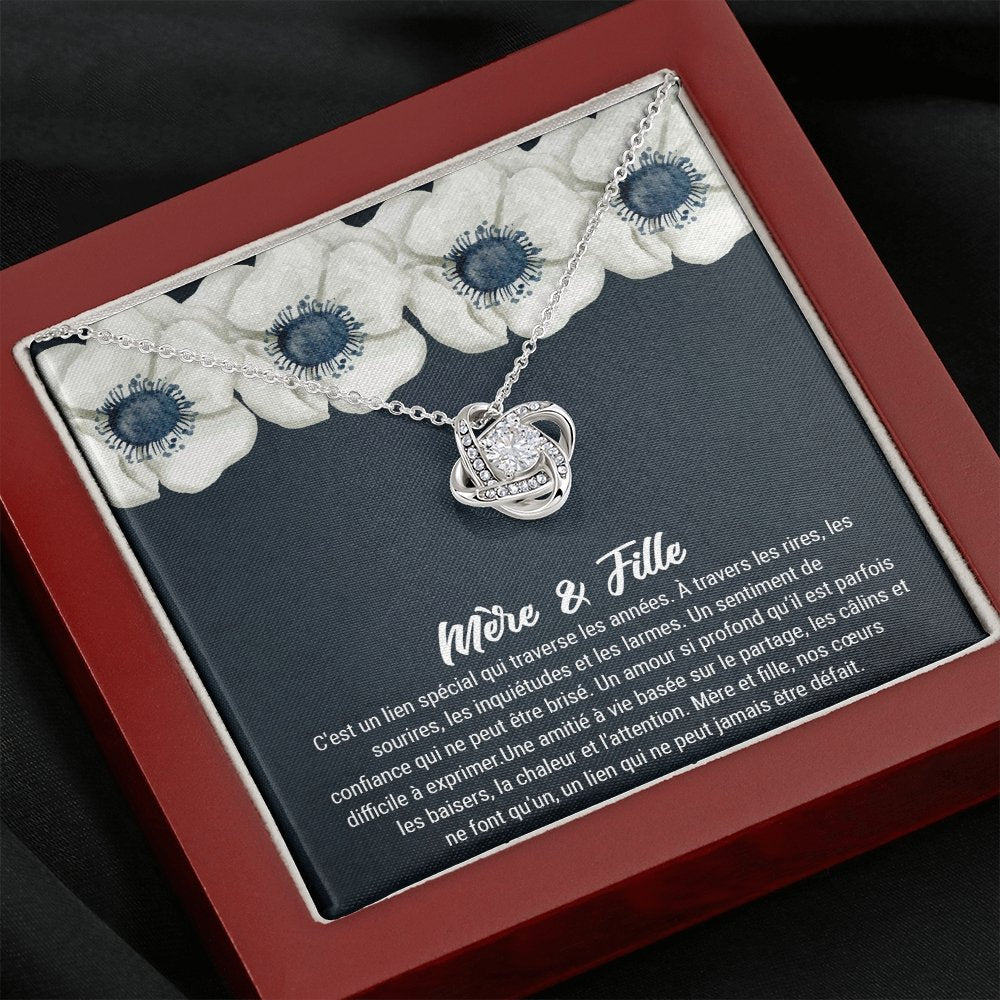 LINKY • Collier A Ma Fille Noeud d'Amour - Lehnaa
