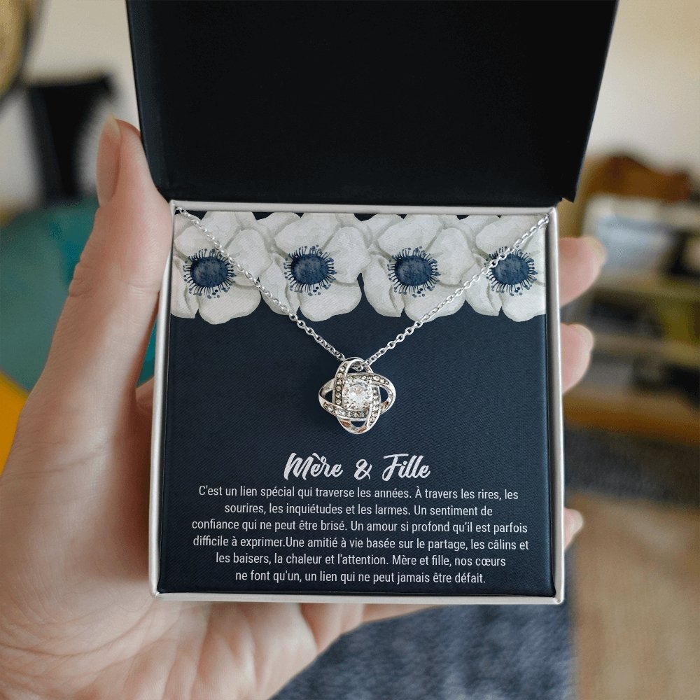 LINKY • Collier A Ma Fille Noeud d'Amour - Lehnaa