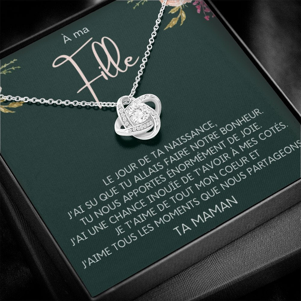 LINKY • Collier A Ma Fille Noeud d'Amour - Lehnaa