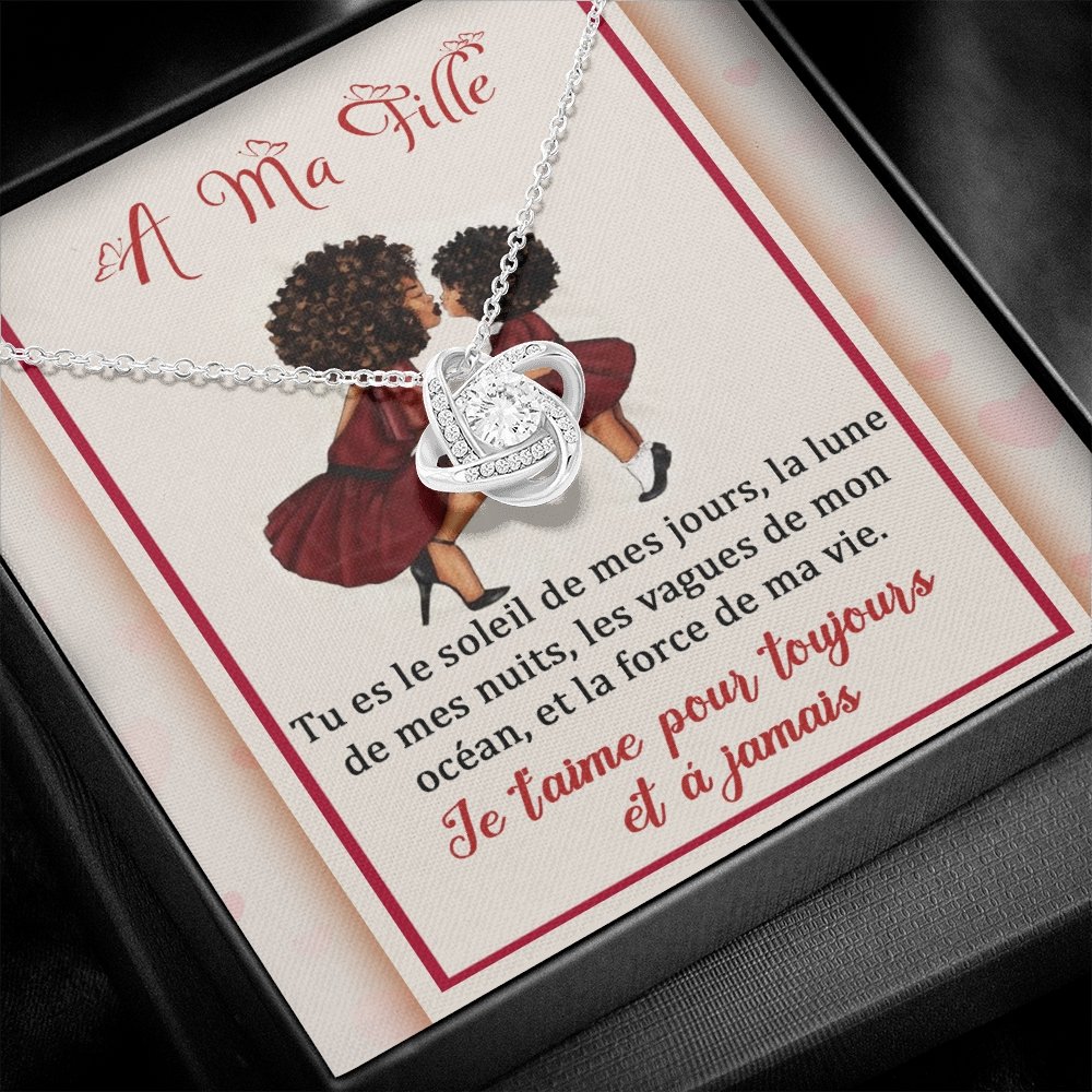 LINKY • Collier A Ma Fille Noeud d'Amour - Lehnaa