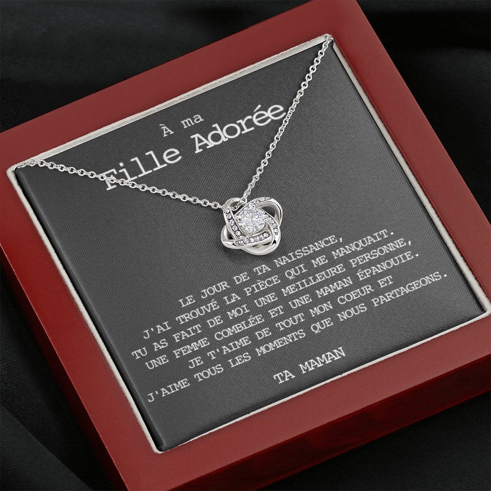 LINKY • Collier A Ma Fille Noeud d'Amour - Lehnaa