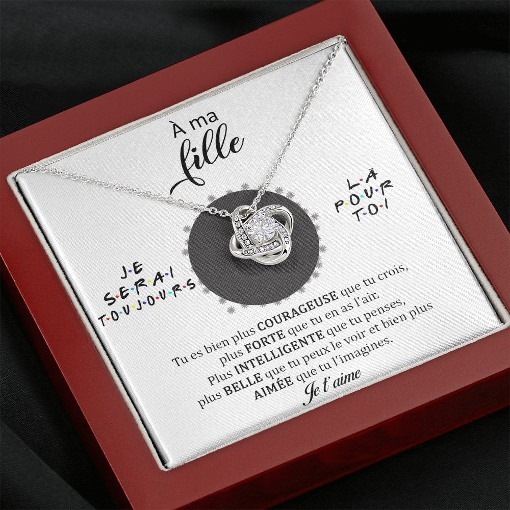 LINKY • Collier A Ma Fille Noeud d'Amour - Lehnaa