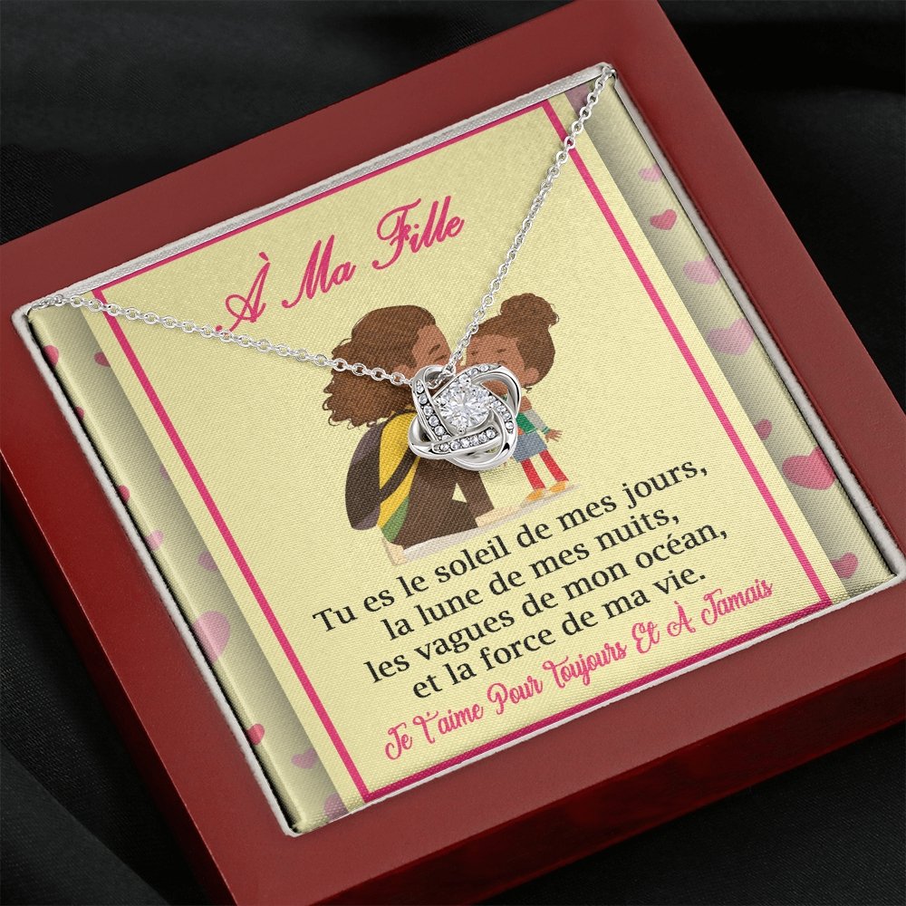 LINKY • Collier A Ma Fille Noeud d'Amour - Lehnaa