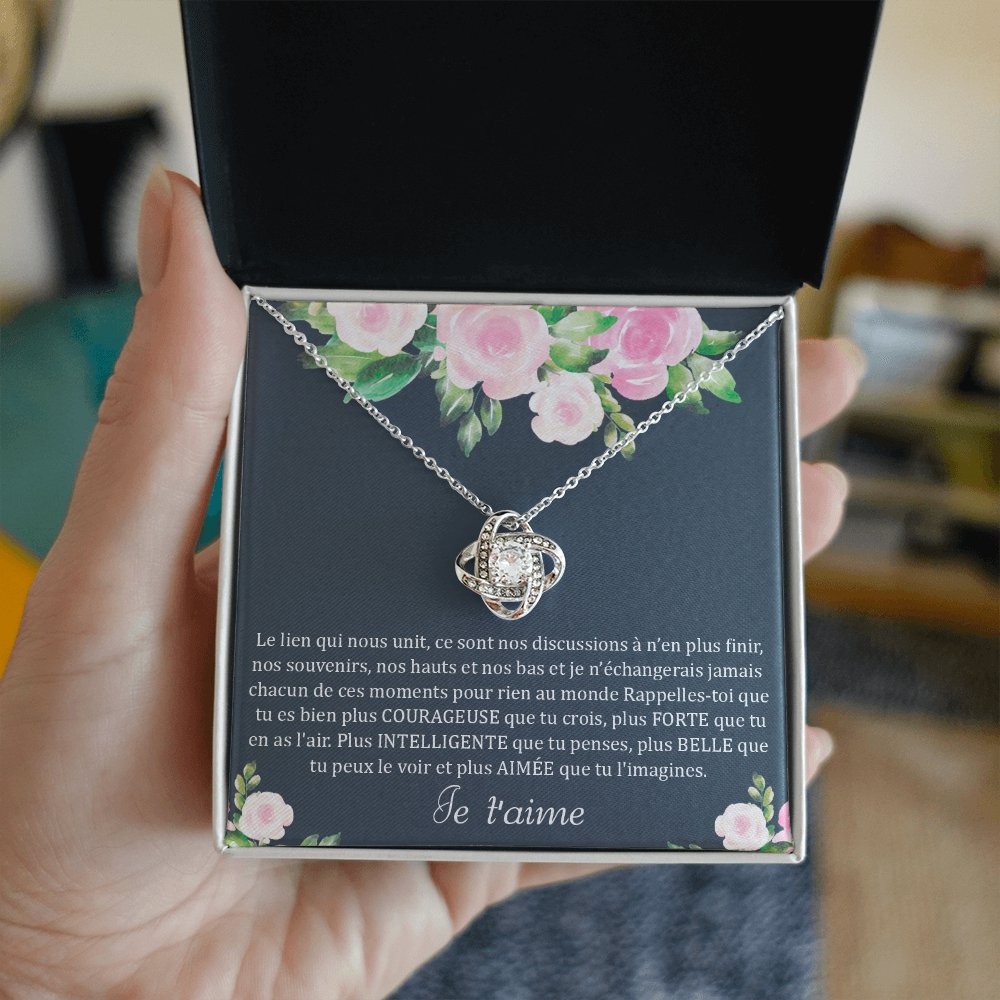 LINKY • Collier A Ma Fille Noeud d'Amour - Lehnaa