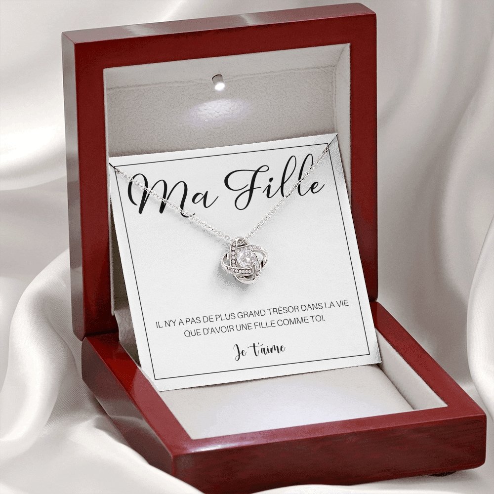 LINKY • Collier A Ma Fille Noeud d'Amour - Lehnaa