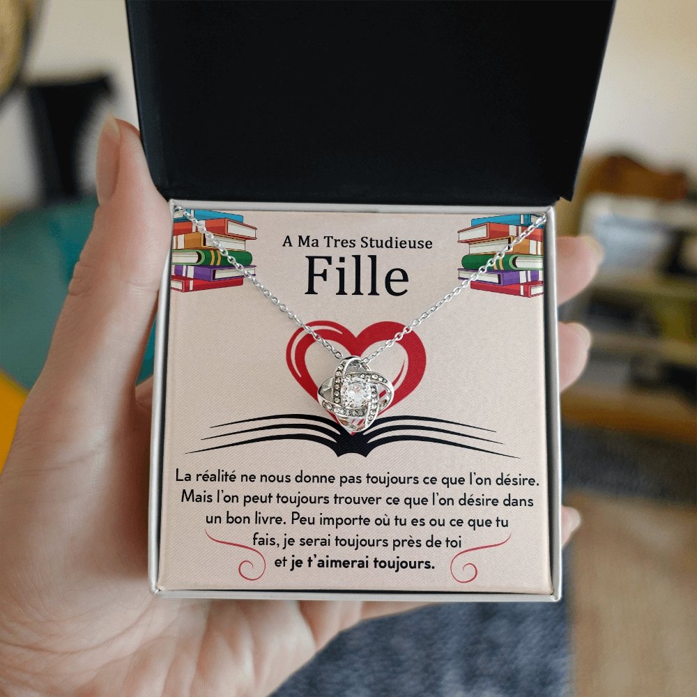 LINKY • Collier A Ma Fille Noeud d'Amour - Lehnaa