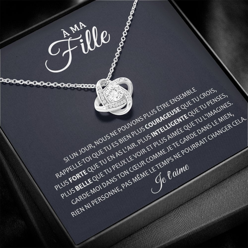 LINKY • Collier A Ma Fille Noeud d'Amour - Lehnaa