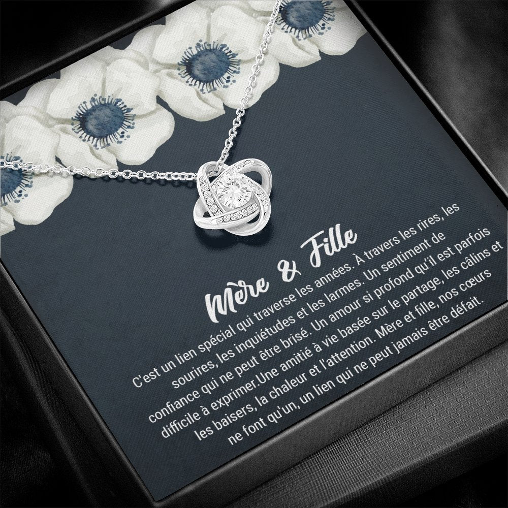 LINKY • Collier A Ma Fille Noeud d'Amour - Lehnaa