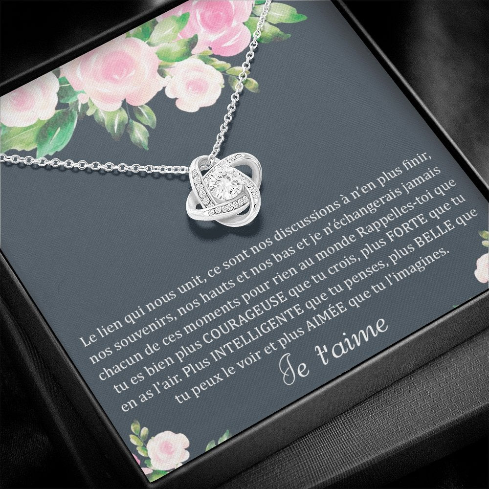 LINKY • Collier A Ma Fille Noeud d'Amour - Lehnaa